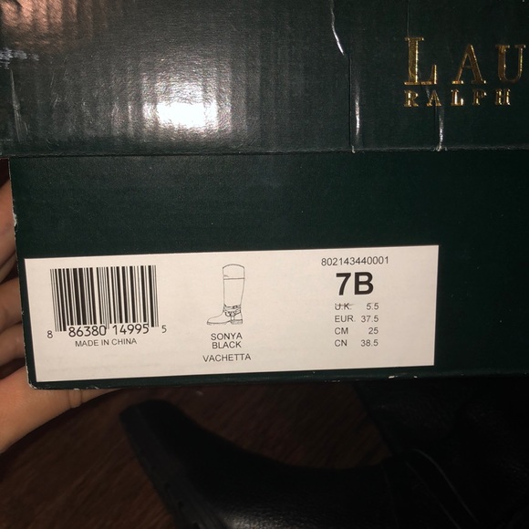 Size 7 Ralph Lauren Sonya Riding Boots - Picture 9 of 10